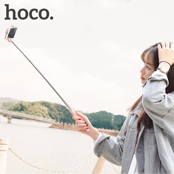 Монопод для Селфи Hoco Neoteric (белый) Монопод для Селфи Hoco Neoteric (белый)