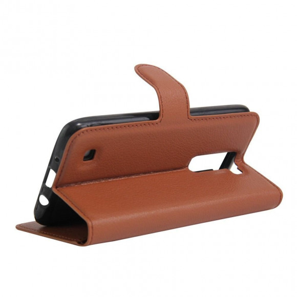 Чехол с визитницей для LG K8 K350E (коричневый) Чехол с визитницей для LG K8 K350E (коричневый)