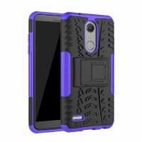 Чехол Hybrid Armor для LG K10 (2018) / LG K30 (черный + фиолетовый)