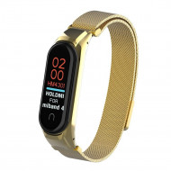 Сетчатый браслет для Xiaomi Mi Band 4 (золотой)