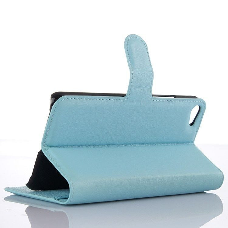 Чехол с визитницей для Lenovo S60 (голубой)