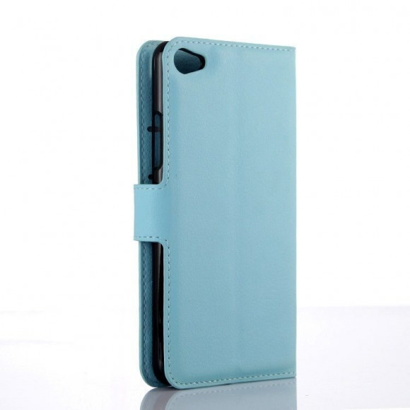 Чехол с визитницей для Lenovo S60 (голубой)