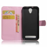 Чехол с визитницей для Lenovo Vibe C2 Power (розовый)