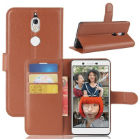 Чехол с визитницей для Nokia 7 (коричневый)