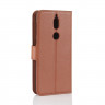 Чехол с визитницей для Nokia 7 (коричневый)