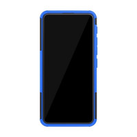 Чехол Hybrid Armor для Asus Zenfone 6 ZS630KL (черный + голубой)