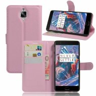 Чехол с визитницей для OnePlus 3 / OnePlus 3T (розовый) Чехол с визитницей для OnePlus 3 / OnePlus 3T (розовый)