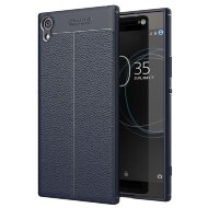 Чехол-накладка Litchi Grain для Sony Xperia XA1 Ultra (темно-синий) Чехол-накладка Litchi Grain для Sony Xperia XA1 Ultra (темно-синий)