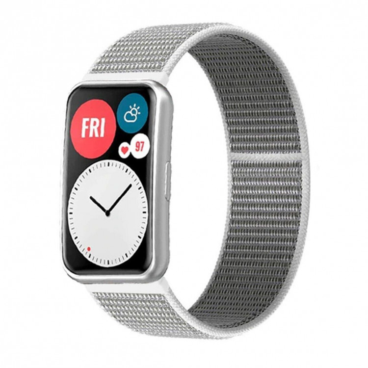 Нейлоновый ремешок для Huawei Watch Fit TIA-B09 (серый)