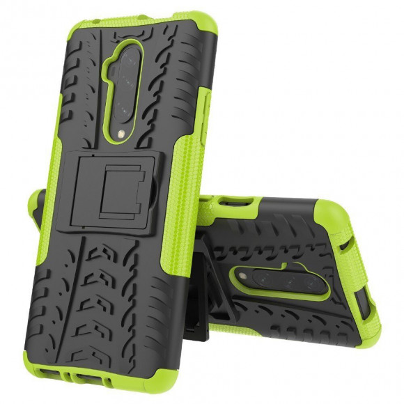 Чехол Hybrid Armor для OnePlus 7T Pro (черный + зеленый) Чехол Hybrid Armor для OnePlus 7T Pro (черный + зеленый)