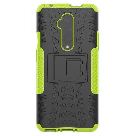 Чехол Hybrid Armor для OnePlus 7T Pro (черный + зеленый) Чехол Hybrid Armor для OnePlus 7T Pro (черный + зеленый)