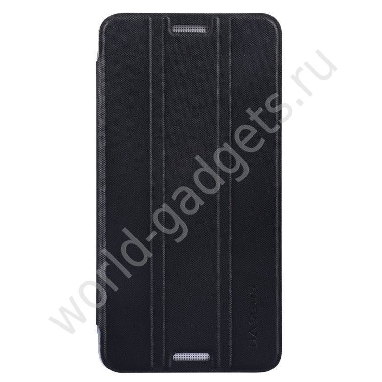 Тонкий горизонтальный чехол для HTC One MAX (черный)