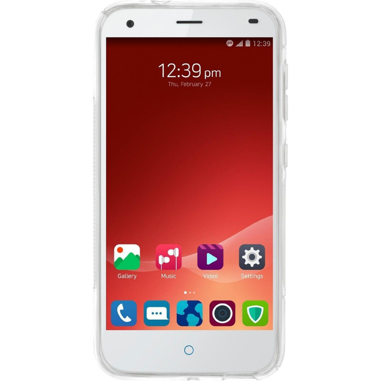 Нескользящий чехол для ZTE Blade S6 (прозрачный)