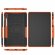 Чехол Hybrid Armor для Samsung Galaxy Tab S7+ (Plus) SM-T970 / SM-T975 и Galaxy Tab S8+ (Plus) SM-X800 / SM-X806 (черный + оранжевый)
