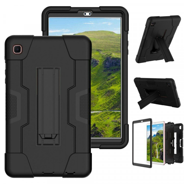 Гибридный TPU чехол для Samsung Galaxy Tab A7 Lite SM-T220 / SM-T225 (черный)