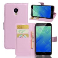 Чехол с визитницей для Meizu M5 (розовый) Чехол с визитницей для Meizu M5 (розовый)