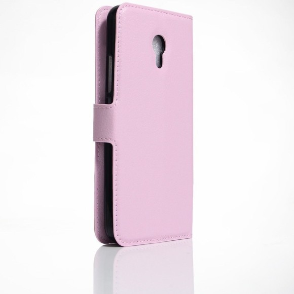 Чехол с визитницей для Meizu M5 (розовый) Чехол с визитницей для Meizu M5 (розовый)