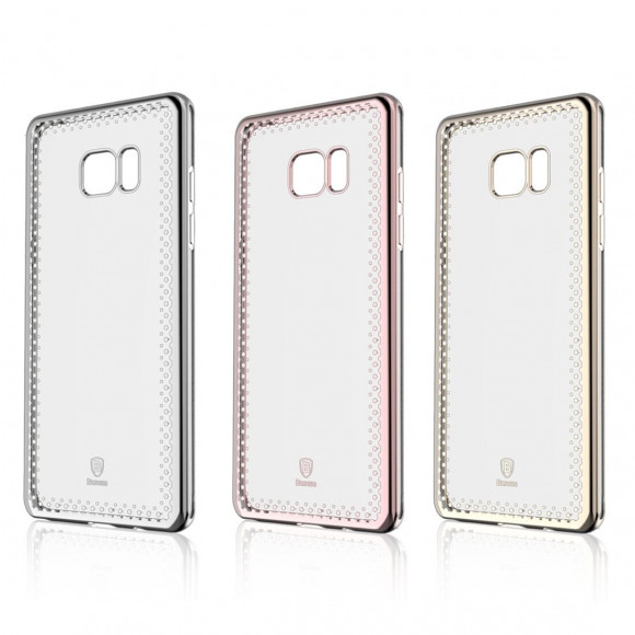 Чехол BASEUS Electroplated для Samsung Galaxy Note 7 (серый)