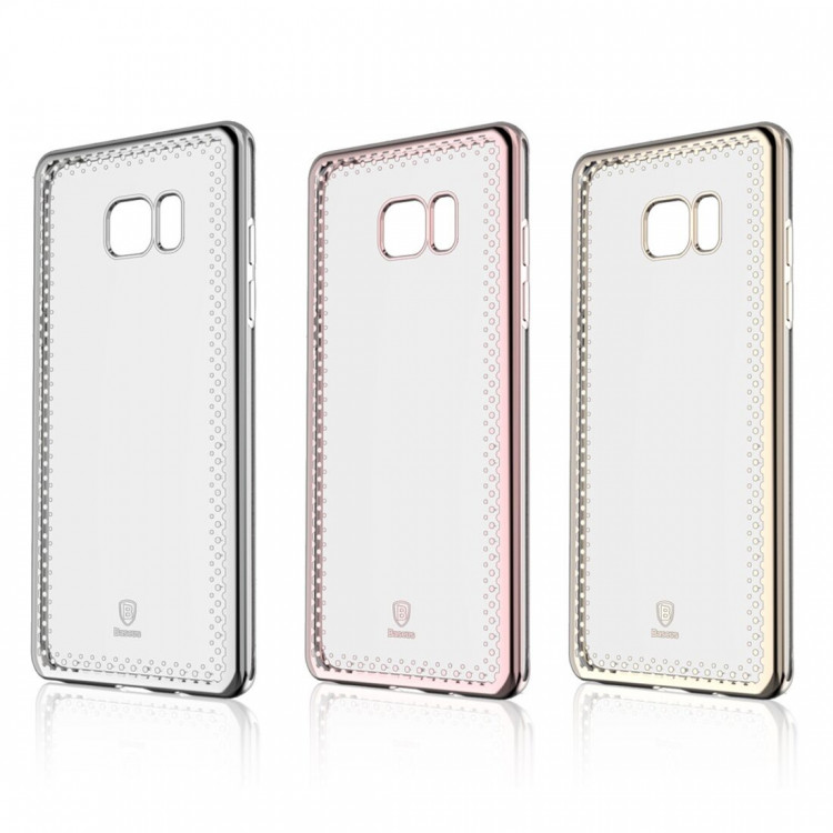 Чехол BASEUS Electroplated для Samsung Galaxy Note 7 (серый)