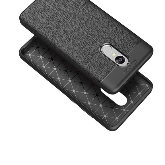 Чехол-накладка Litchi Grain для Xiaomi Redmi Note 4X / Note 4 (красный)