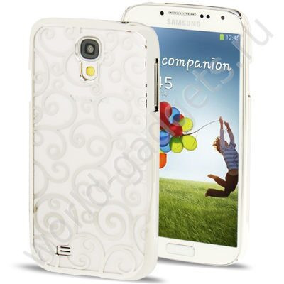 Чехол Craft Floral для Samsung Galaxy S4 / i9500 (серебряный)