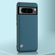 Чехол из искусственной кожи для Google Pixel 8 Pro (серо-синий)