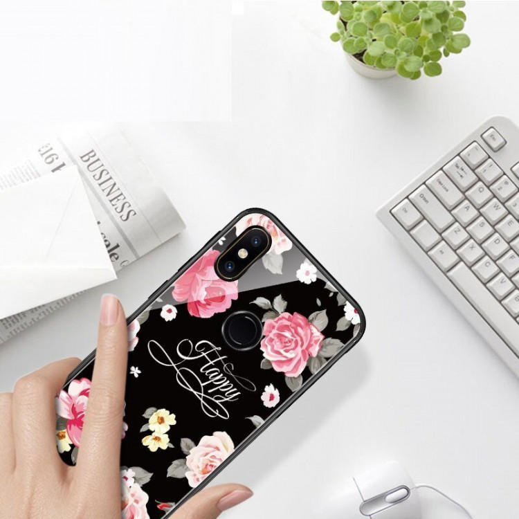 Чехол-накладка для Xiaomi Mi 8 SE (Happy Flower)