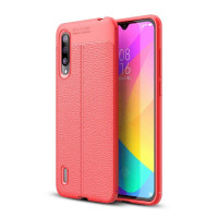 Чехол-накладка Litchi Grain для Xiaomi Mi CC9 / Xiaomi Mi 9 Lite (красный)