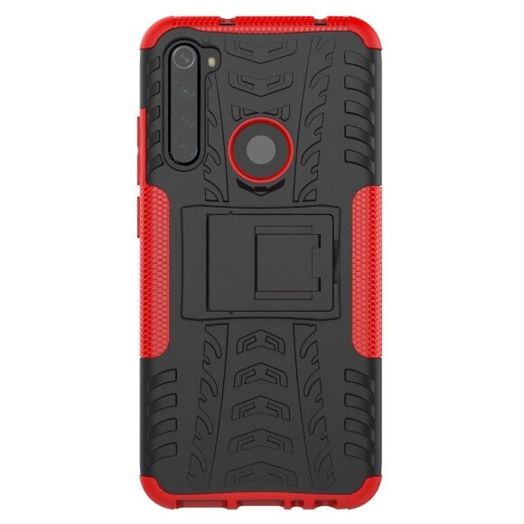 Чехол Hybrid Armor для Xiaomi Redmi Note 8 (черный + красный) Чехол Hybrid Armor для Xiaomi Redmi Note 8 (черный + красный)