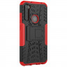 Чехол Hybrid Armor для Xiaomi Redmi Note 8 (черный + красный)