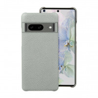 Кожаный чехол Cowhide для Google Pixel 8 (серый)