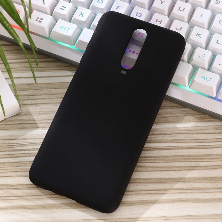 Силиконовый чехол Mobile Shell для Xiaomi Redmi K30 (черный)