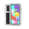 Гибридный чехол LOVE MEI для Samsung Galaxy A51 (серебряный)