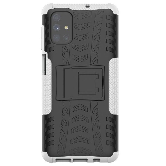 Чехол Hybrid Armor для Samsung Galaxy M51 (черный + белый) Чехол Hybrid Armor для Samsung Galaxy M51 (черный + белый)