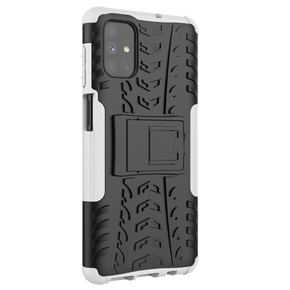 Чехол Hybrid Armor для Samsung Galaxy M51 (черный + белый) Чехол Hybrid Armor для Samsung Galaxy M51 (черный + белый)