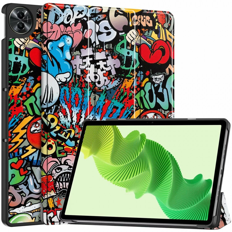 Чехол Smart Case для Realme Pad 2 (Graffiti)