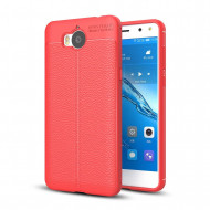 Чехол-накладка Litchi Grain для Huawei Y5 2017 / Y6 2017 (красный) Чехол-накладка Litchi Grain для Huawei Y5 2017 / Y6 2017 (красный)