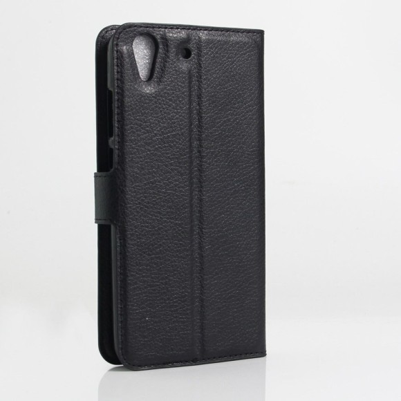 Чехол с визитницей для Huawei Y6 II (черный) Чехол с визитницей для Huawei Y6 II (черный)