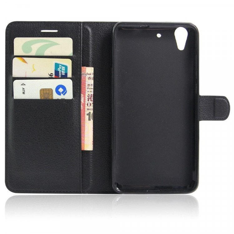 Чехол с визитницей для Huawei Y6 II (черный)