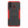Чехол Hybrid Armor для Samsung Galaxy A8s (черный + красный)