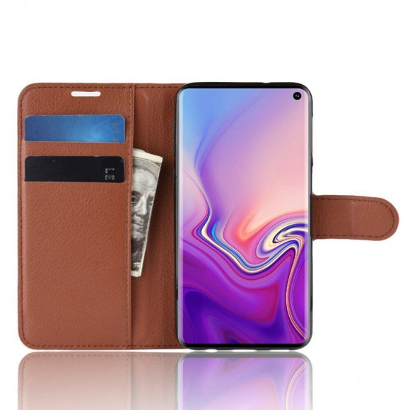 Чехол для Samsung Galaxy S10e (коричневый) Чехол для Samsung Galaxy S10e (коричневый)