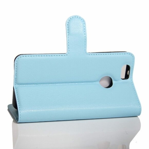 Чехол с визитницей для Huawei Nova (голубой) Чехол с визитницей для Huawei Nova (голубой)