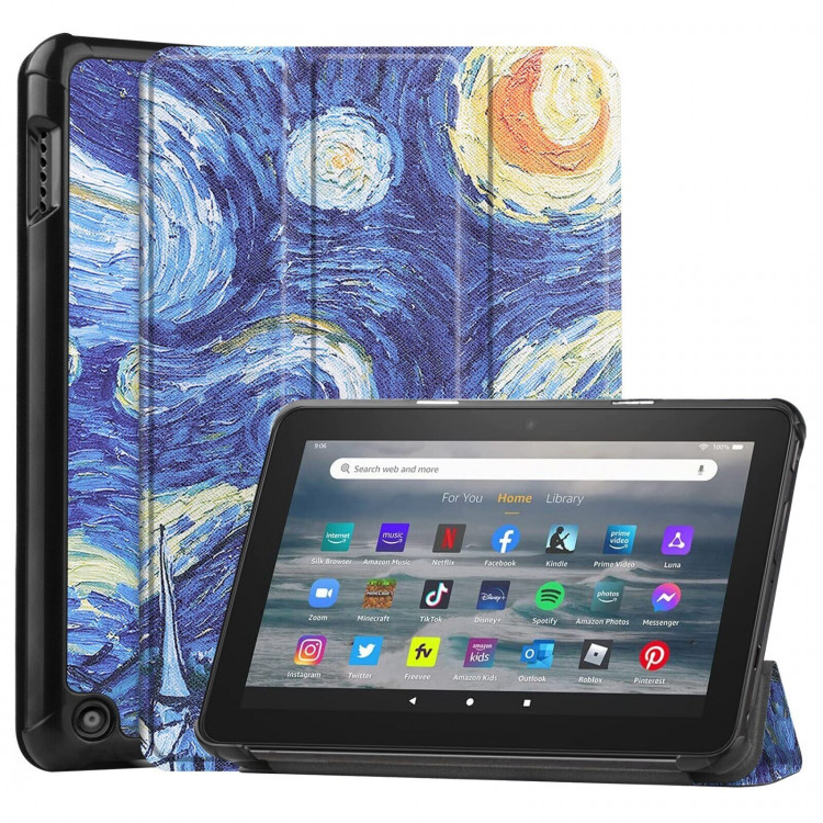 Чехол Smart Case для Amazon Fire 7 (2022) (Starry Night)