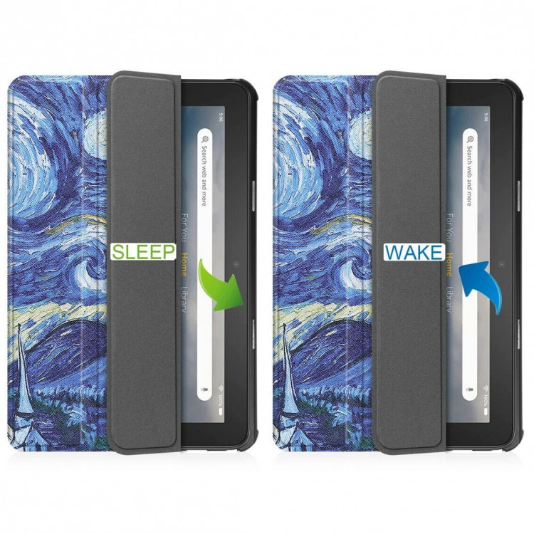 Чехол Smart Case для Amazon Fire 7 (2022) (Starry Night)