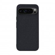 Чехол с тканевой текстурой для Google Pixel 9 Pro XL (черный)