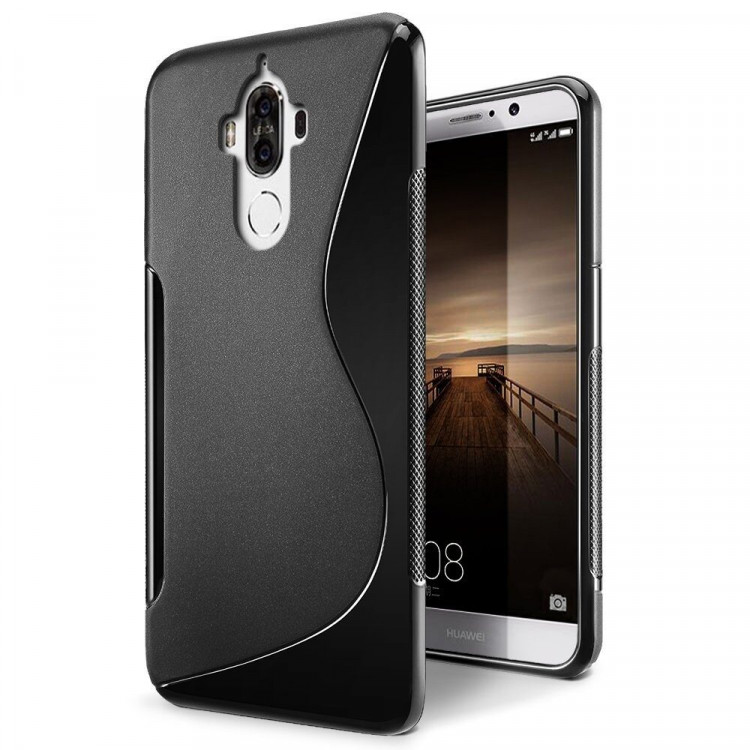 Нескользящий чехол для Huawei Mate 9 Pro (черный)