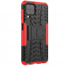 Чехол Hybrid Armor для Samsung Galaxy A22 (черный + красный)
