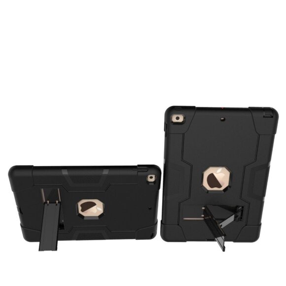 Гибридный TPU чехол для Apple iPad 10.2 (черный)