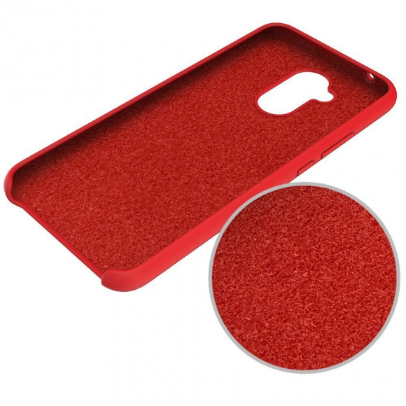 Силиконовый чехол Mobile Shell для Huawei Mate 20 Lite (красный) Силиконовый чехол Mobile Shell для Huawei Mate 20 Lite (красный)