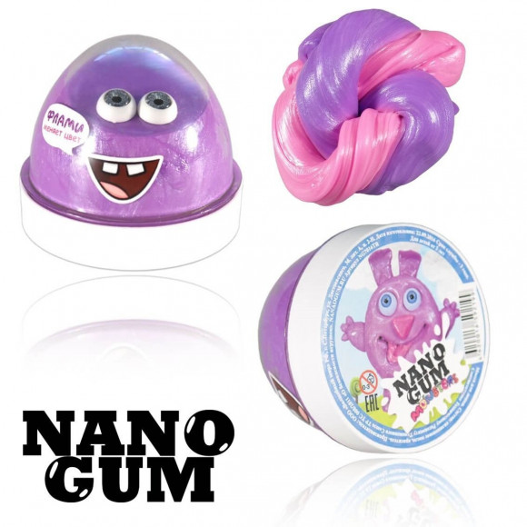 Жвачка для рук Nano gum Флами 50 гр Жвачка для рук Nano gum Флами 50 гр